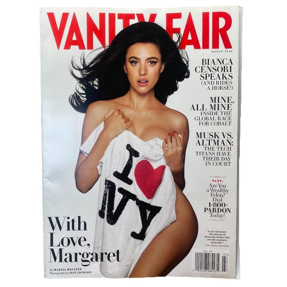 Vanity Fair Magazine - March 2026 Issue Margaret Biance Censori Fashion Women